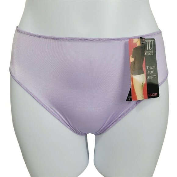 TC Fine Intimates Hi Cut Brief Panties Vtg W/ Wonderful Edge No Lines No Ride Sm - Picture 1 of 11